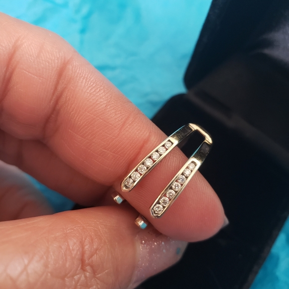 ⭐SOLD ⭐ Natural Diamond Ring set - 14K - Picture 11 of 17